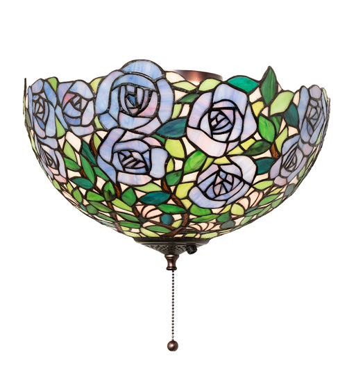 16" Wide Rosebush Fan Light Fixture