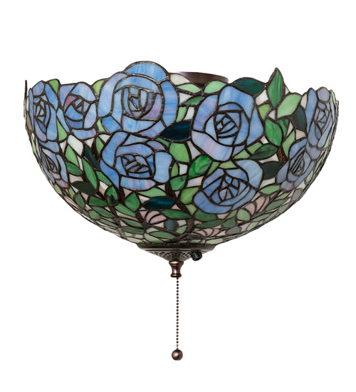 16" Wide Rosebush Fan Light Fixture