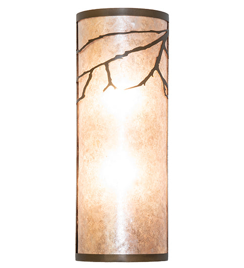 6" Wide Branches Right Wall Sconce