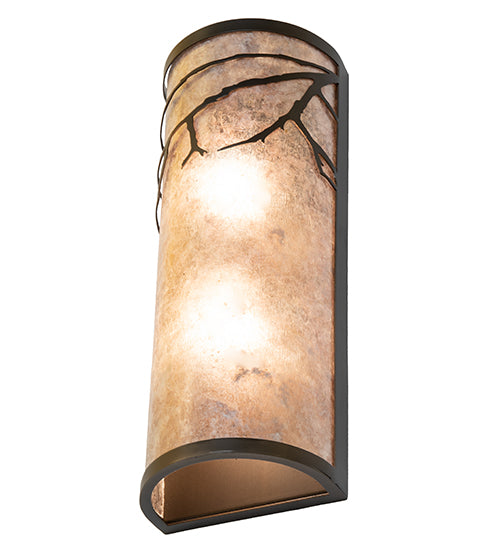 6" Wide Branches Right Wall Sconce