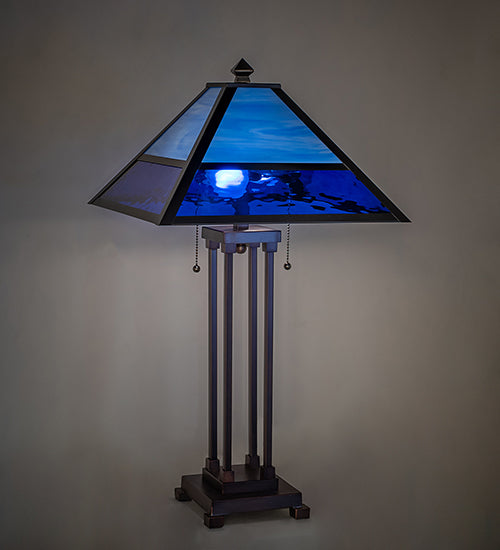 28" High Split Mission Table Lamp