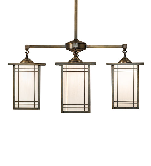 33" Wide Hyde Park Wright 4 Light Chandelier