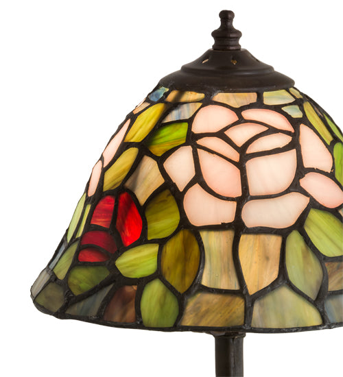 12"H Tiffany Rosebush Mini Lamp