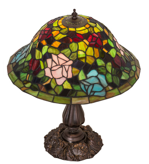 18.5"H Tiffany Rosebush Table Lamp