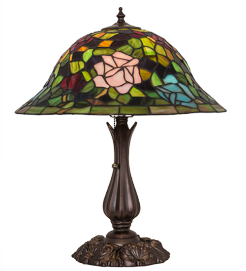 18.5"H Tiffany Rosebush Table Lamp