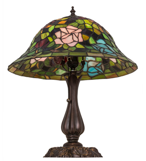 18.5"H Tiffany Rosebush Table Lamp