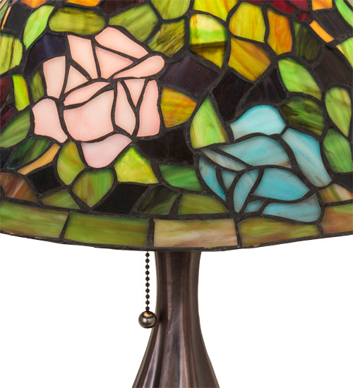 18.5"H Tiffany Rosebush Table Lamp