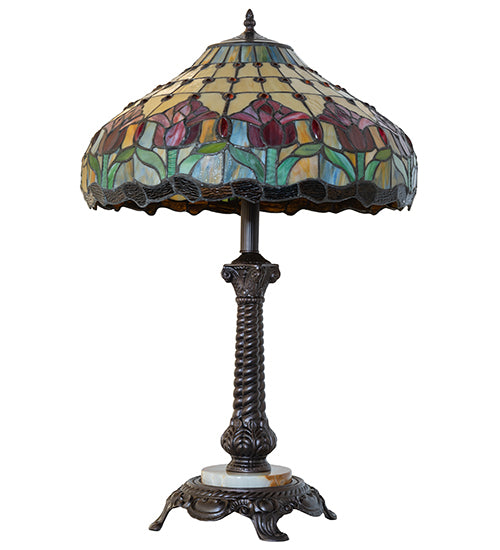 28" High Colonial Tulip Table Lamp