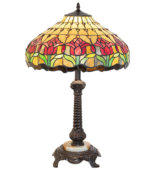 28" High Colonial Tulip Table Lamp