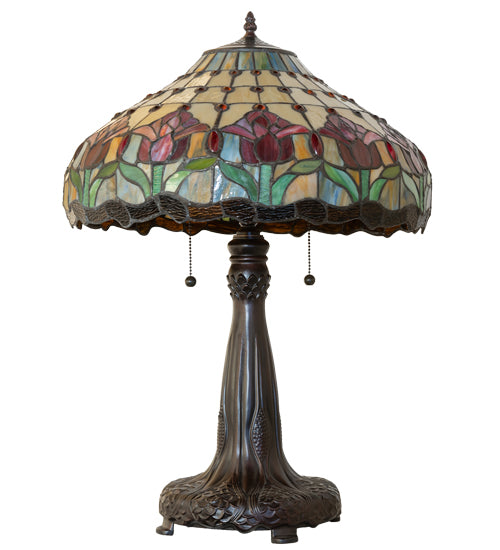 26" High Colonial Tulip Table Lamp