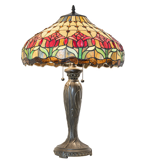 27" High Colonial Tulip Table Lamp