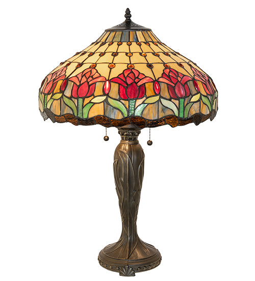 27" High Colonial Tulip Table Lamp