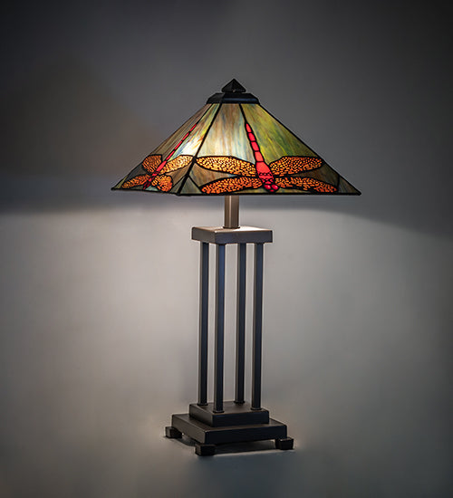 24" High Prairie Dragonfly Table Lamp