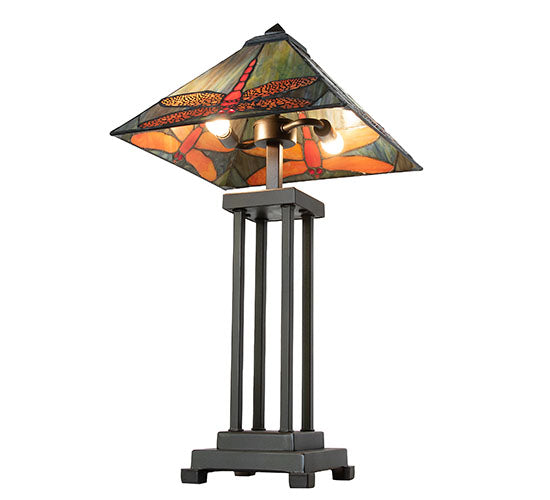 24" High Prairie Dragonfly Table Lamp