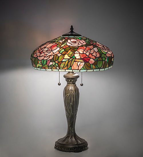 26" High Tiffany Peony Table Lamp