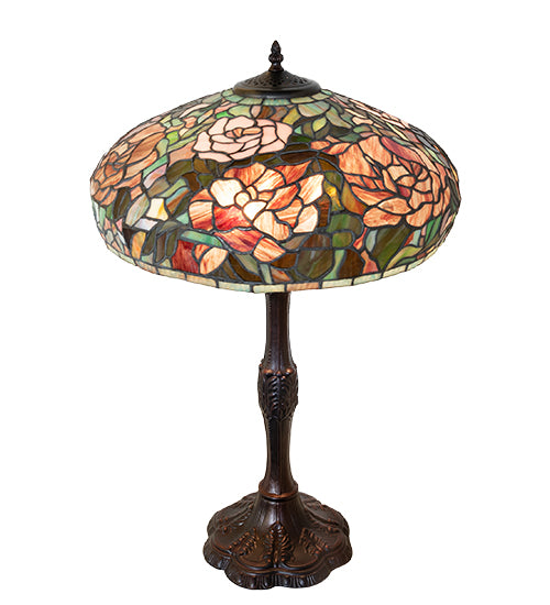 26" High Tiffany Peony Table Lamp