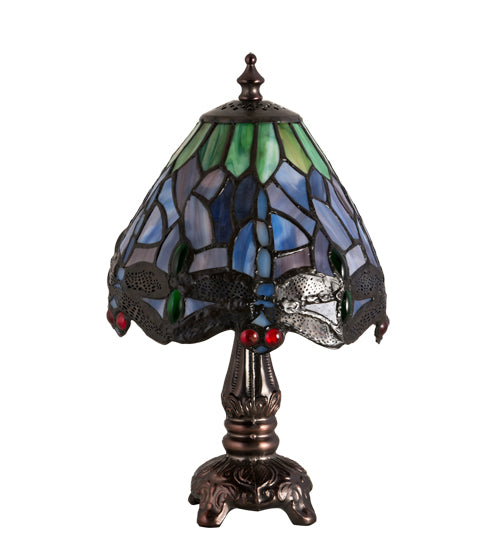 11.5"H Tiffany Hanginghead Dragonfly Mini Lamp