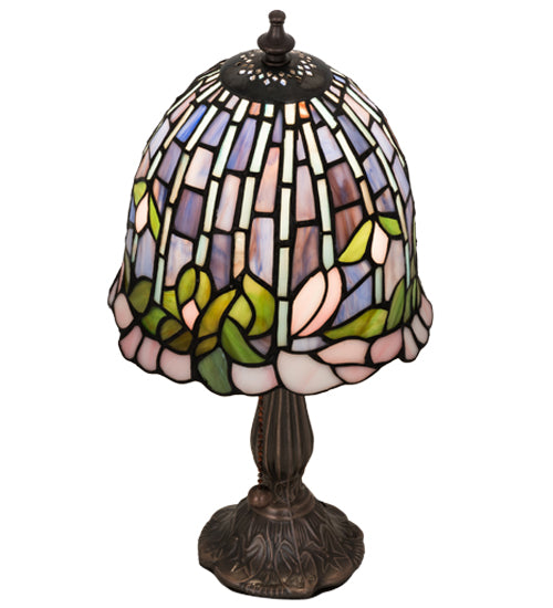 15" High Flowering Lotus Mini Lamp