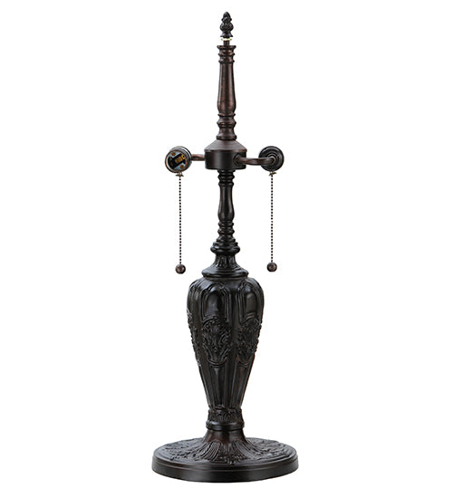 25" High Diamond & Jewel Recurve Table Lamp