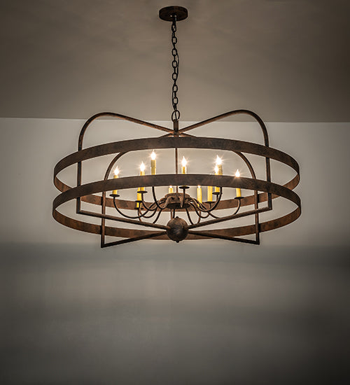 48" Wide Aldari 12 Light Chandelier