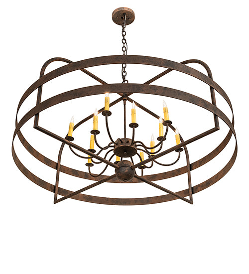 48" Wide Aldari 12 Light Chandelier