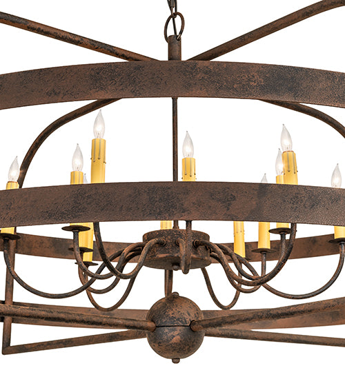 48" Wide Aldari 12 Light Chandelier