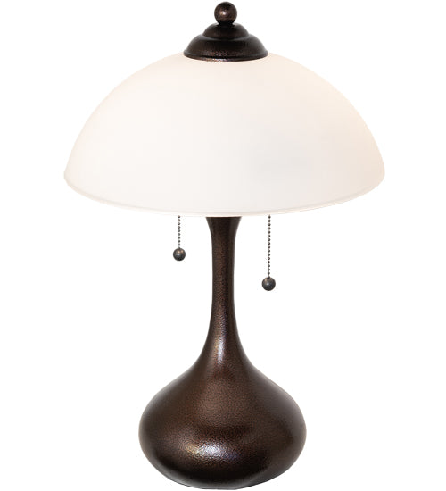 21" High Metro Frosty Glass Table Lamp