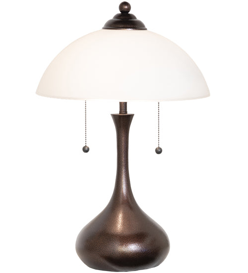 21" High Metro Frosty Glass Table Lamp