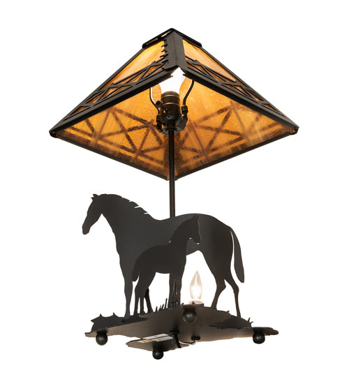 22" High Mare & Foal Table Lamp