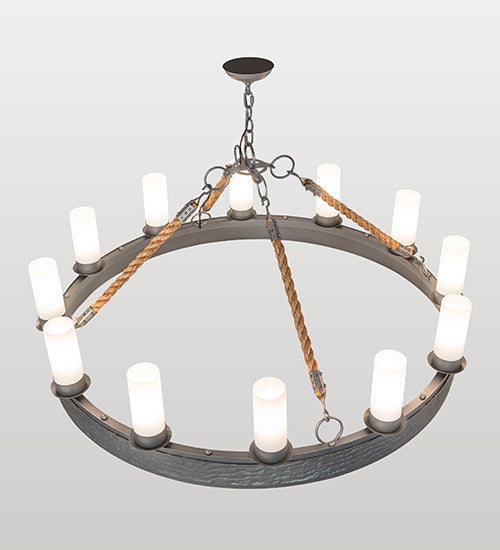 50" Wide Costello Ring 12 Light Chandelier