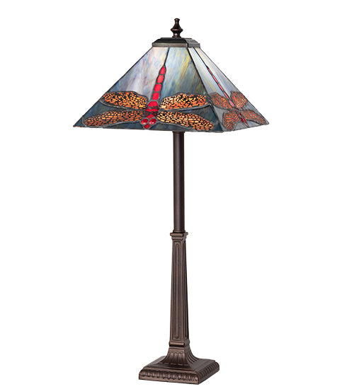 23" High Prairie Dragonfly Buffet Lamp