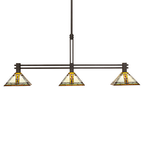 72" Long Nevada 3 Light Island Pendant