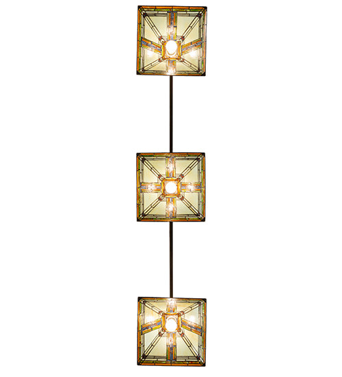 72" Long Nevada 3 Light Island Pendant