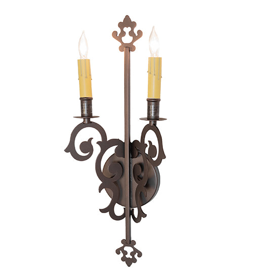 8" Wide Aneila 2 Light Wall Sconce