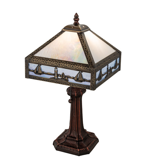 19" High Sailboat Mission Accent Lamp