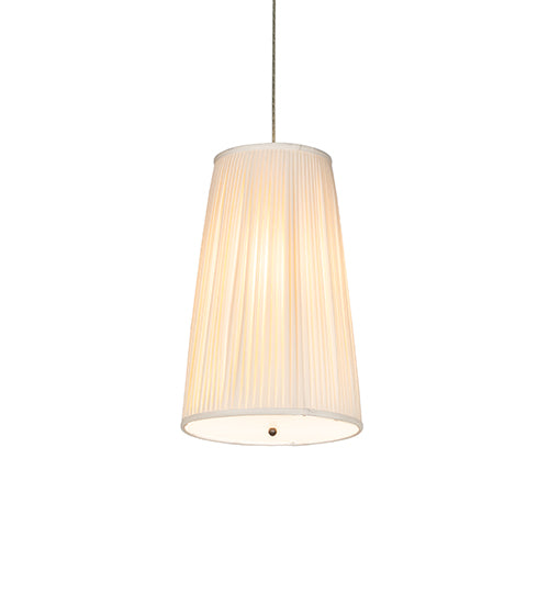 15" Wide Channell Tapered & Pleated Pendant