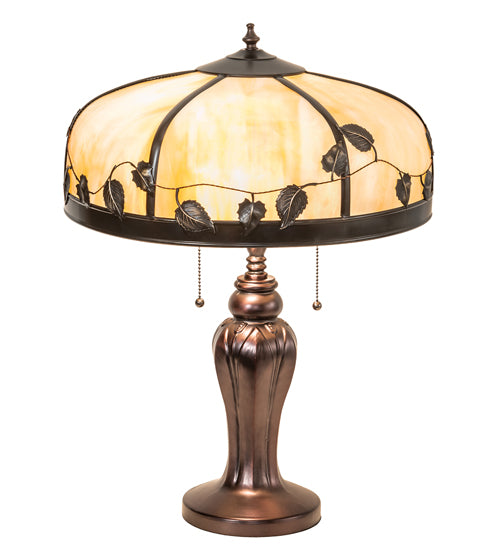 24" High Poplar Leaf Table Lamp