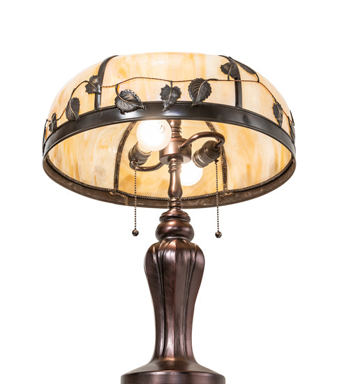 24" High Poplar Leaf Table Lamp