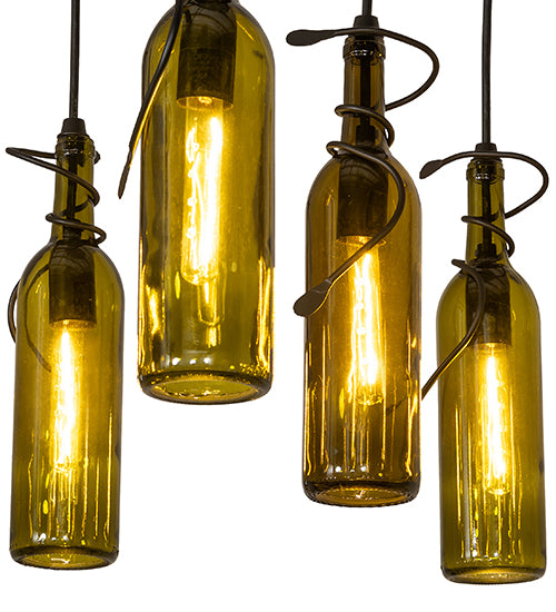 30" Wide Tuscan Vineyard 7 Light Pendant