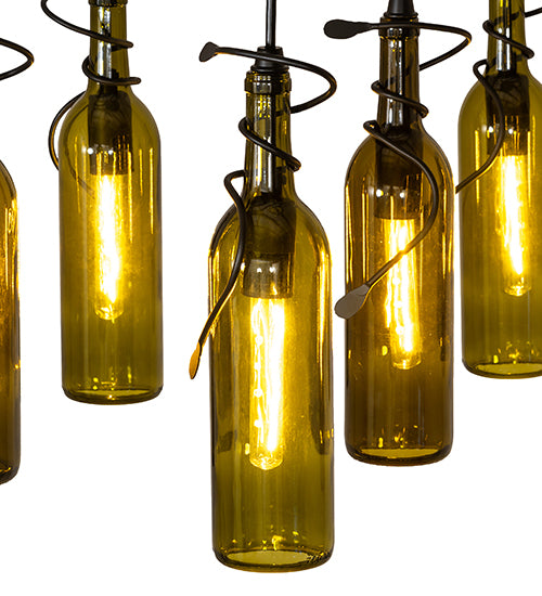 30" Wide Tuscan Vineyard 7 Light Pendant