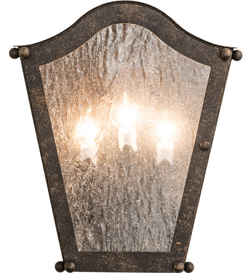 12" Wide Austin 3 Light Wall Sconce