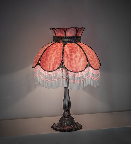 26" High Anabelle Fringed Table Lamp