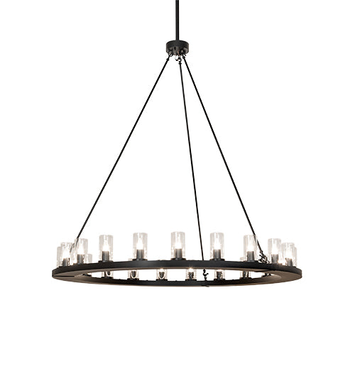 60" Wide Loxley 21 Light Chandelier