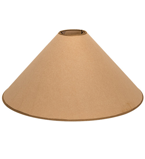 21"W X 10"H Simple Tan Paper Shade