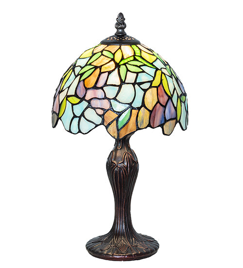 15" High Tiffany Wisteria Mini Lamp