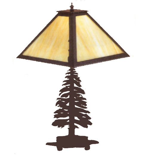 21"H Tall Pines Table Lamp