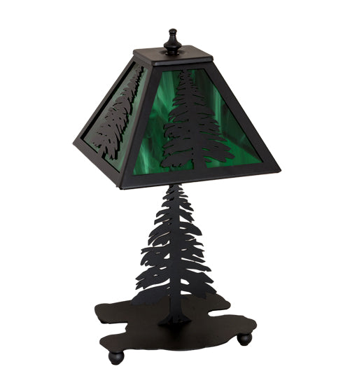 14" High Tall Pines Accent Lamp