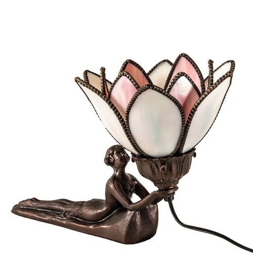 9" High Bud Lady Accent Lamp