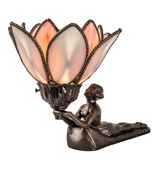 9" High Bud Lady Accent Lamp