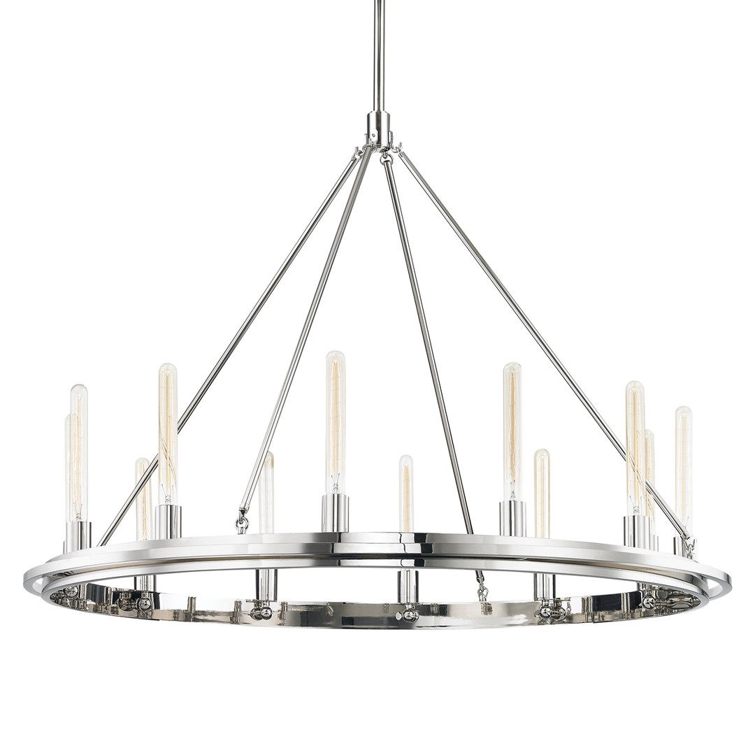 Chambers Pendant 33" - Polished Nickel